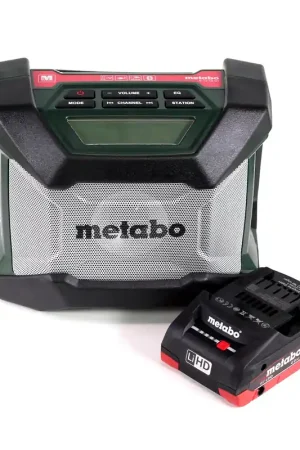 Radio de chantier à batterie Metabo R 12-18 BT (600777850) + 1x batterie 4,0 Ah, sans chargeur Petit Prix