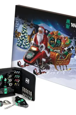 Wera Embouts et tournevis pour outils à main pour calendrier de l'avent, édition 10 ans, cadeau pour homme (05136600001) Petit Prix