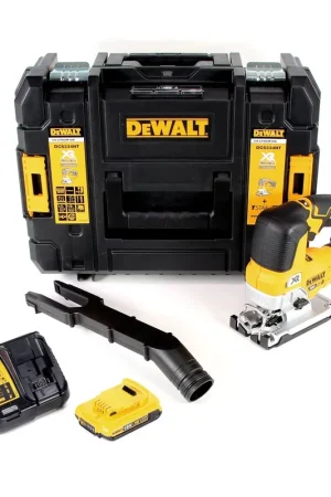 Super Prix DeWalt DCS 334 D1 Scie sauteuse (brushless) 18V + 1x Batterie 2,0Ah + Chargeur + Coffret de transport