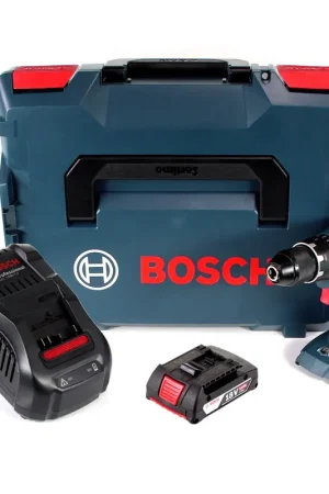 Bosch GSR 18V-28 Perceuse visseuse sans fil Professional 18 V 63 Nm + 1x Batterie 2,0 Ah + Chargeur + Coffret de transport Dernière Chance