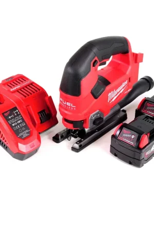 Vente Directe Scie sauteuse Milwaukee M18 FJS-402C 18V brushless + 2x batteries 4,0Ah + chargeur
