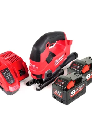 Scie sauteuse Milwaukee M18 FJS-902C 18V brushless + 2x batteries 9,0Ah + chargeur Offre Spéciale