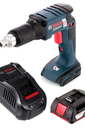 Visseuse à cloison sèche sans fil Bosch GSR 18 V-EC TE 18V 1/4" 25Nm sans balais + 1x batterie 2,0Ah + chargeur Meilleure Vente