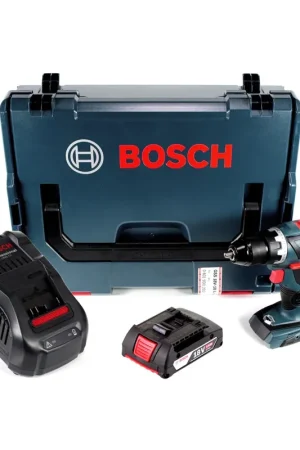Vente Flash Bosch GSR 18V-60 C Perceuse-Visseuse sans fil 18V 60Nm Brushless + 1x Batterie 2,0Ah + Chargeur + Coffret de transport L-Boxx