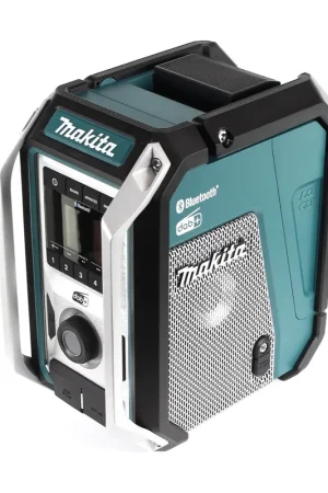 Nouveauté Makita DMR 115 Radio de chantier sans fil Solo 12V - 18V avec Bluetooth DAB + IP65 - sans batterie, sans chargeur