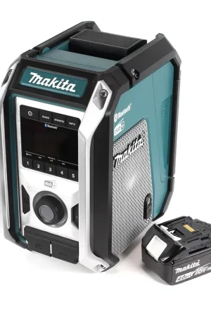 Makita DMR 115 M1 radio de chantier à batterie 12V - 18V Bluetooth DAB+ IP65 + 1x batterie 4,0 Ah, sans chargeur Commande En Gros