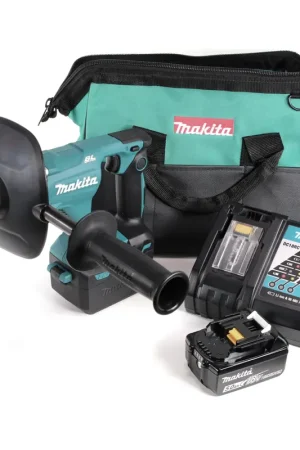 Makita DUT 131 RT1 Mélangeur sans fil 18 V brushless + 1x Batterie 5.0 Ah + Chargeur + Sacoche de transport Satisfait Ou Remboursé