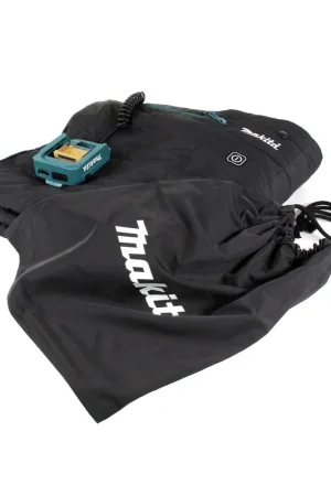 Authentique Makita DCB 200 A Couverture chauffante 14,4V - 18V - 3 Niveaux de chauffage - Connexion USB - sans batterie, sans chargeur