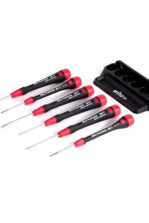 Wiha Tournevis de précision - 6 pièces avec support (260PK6) PicoFinish Remise