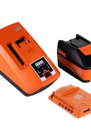 Must-Have FEIN STARTER SET USB EDITION 18V - 1x Batterie 6,0Ah + Chargeur + USB Adaptateur batterie