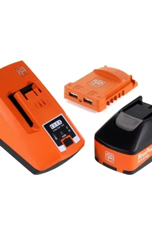 FEIN STARTER SET USB EDITION 18V - 1x Batterie 5,2Ah HighPower + Chargeur + USB Adaptateur batterie Super Prix