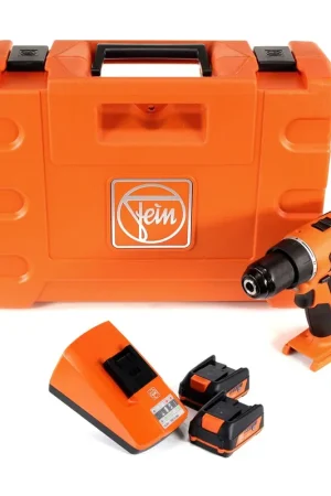 Bon Marché FEIN ABSU 12 Select Perceuse-Visseuse sans fil 12V 20Nm + 2x Batteries 3,0Ah + Chargeur + Coffret de transport