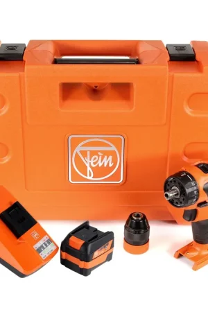 Jusqu'à Épuisement Des Stocks FEIN ASCM 12 Q Select Perceuse-Visseuse à chocs sans fil 12V 40Nm Brushless + 1x Batterie 6,0Ah + Coffret de transport + Chargeur