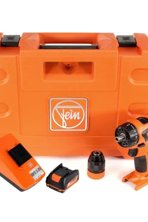 Dernière Chance FEIN ASCM 12 Q Select Perceuse-Visseuse à chocs sans fil 12V 40Nm Brushless + 1x Batterie 3,0Ah + Coffret de transport + Chargeur