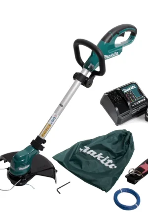 Achetez Aujourd'hui Makita UR 100 DSME Coupe-bordures à batterie 10,8V + 2x batterie 4,0Ah + chargeur + 1x tête à fil et accessoires