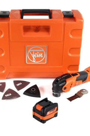 Solde Oscillateur à batterie FEIN AFMT 12 QSL MultiTalent Select 12V Starlock Plus + 1x batterie 6,0Ah + coffret - sans chargeur