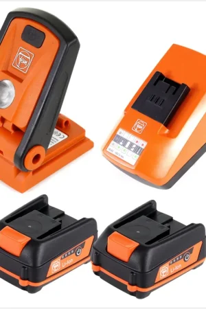 Lampe LED à batterie FEIN ALED 12 12-18V + 2x batterie 3,0Ah 12V + chargeur ALG 50 Vente Flash