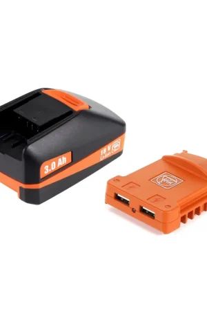 FEIN STARTER SET USB EDITION 18V - 1x Batterie 3,0Ah + USB Adaptateur batterie Remise