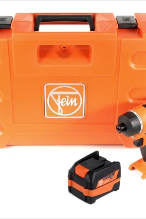 Usine Directe FEIN ABSU 12 W4 Perceuse-Visseuse sans fil 12V 20Nm - 2 vitesses + 1x Batterie 6,0Ah 12V + Coffret de transport - sans chargeur