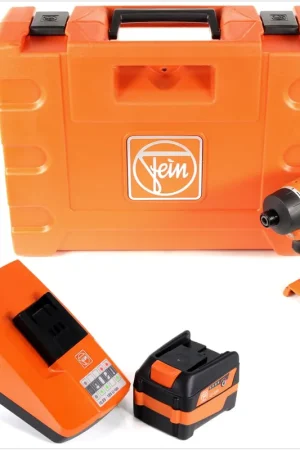 FEIN ABSU 12 W4 Perceuse-Visseuse sans fil 12V + 1x Batterie 6,0Ah 12V + Chargeur + Coffret de transport Super Prix