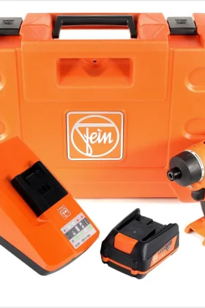 FEIN ABSU 12 W4 Perceuse-Visseuse sans fil 12V 20Nm - 2 vitesses + 1x Batterie 3,0Ah 12V + Chargeur + Coffret de transport Seulement Aujourd'hui