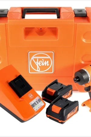 Produit De Marque FEIN ABSU 12 W4 Perceuse-Visseuse sans fil 12V 20Nm - 2 vitesses + 2x Batteries 3,0Ah 12V + Chargeur + Coffret de transport