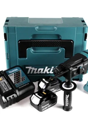 Top Vente Makita DHR 182 RGJ perceuse à percussion sur batterie 18V 1,7J SDS plus brushless + 2x batterie 6,0Ah + chargeur + Makpac