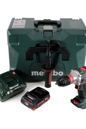 Haute Qualité Metabo BS 18 LTX BL Q I Perceuse-visseuse sans fil 18V 120Nm Brushless + 1x Batterie 4,0Ah + Chargeur + Coffret de transport MetaLoc