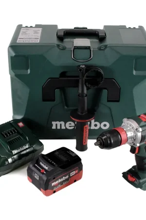 Expédié Aujourd'hui Perceuse-visseuse sans fil Metabo BS 18 LTX BL QI 18V 120Nm sans balais + 1x batterie 5,5Ah + chargeur + MetaLoc