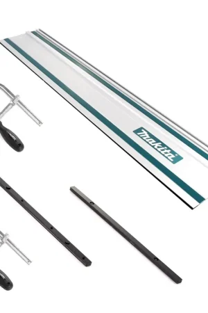 Makita Set de Rails de guidage pour scies 1000mm + 2x Jonctions pour rail de guidage + 2x Serre-joints Réduction