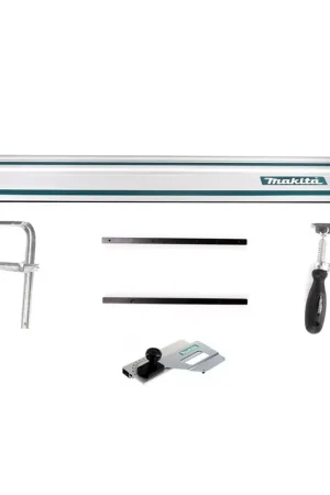 Meilleure Vente Makita jeu de rails de guidage rail de guidage 1000 mm + 2x connecteurs de rail de guidage + 2x colliers à vis + butée d'angle