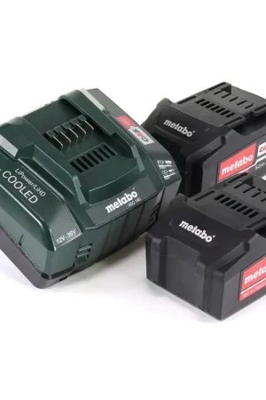 Retour Gratuit Metabo Basis Set 18V - 2x Batteries 5,2Ah + Chargeur ASC 145 ( 685051000 )