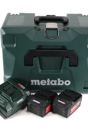 Metabo Basis Set 18V - 2x Batteries 5,2Ah + Chargeur ASC 145 + Coffret de transport MetaLoc ( 685065000 ) Prix Promo