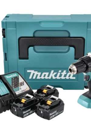Quantité Limitée Makita DDF 484 RT3J Perceuse-visseuse sans fil 18 V 54 Nm Brushless + 3x batterie 5,0 Ah + chargeur + Makpac