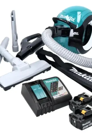 Affaire À Saisir Aspirateur sans balais Makita DCL 501 RM 18 V + 2x batteries 4,0 Ah + chargeur + accessoires