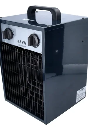 Haute Qualité HausHalt IFH01-33 Chauffage électrique 3,3 kW - 3 niveaux de puissance 33 m² pour atelier, cave, chantier (51331370)