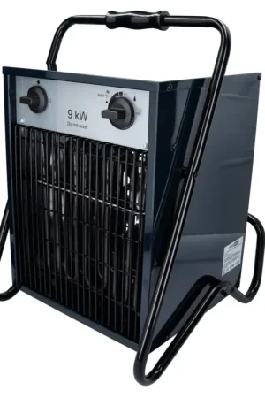 Chauffage industriel électrique domestique IFJ03-400E 400 V 9 kW 3 niveaux de puissance 90 m² (51331373) pour atelier, cave, chantier, etc. avec protection contre la surchauffe Jusqu'à Épuisement Des Stocks
