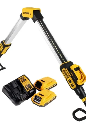 DeWalt DCL 045 D2 lampe à batterie éclairage de voiture LED 12 / 18 V 1700 lm support rotatif 0-360 degrés + 2x batteries 2,0 Ah + chargeur Vente Flash