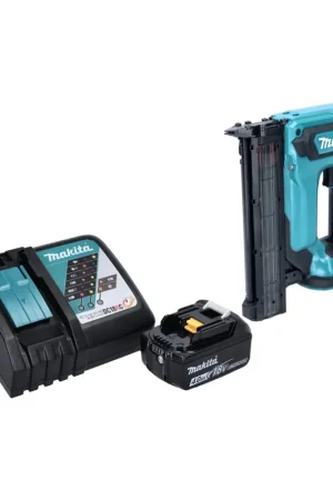 Authentique Makita DFN 350 RM1 Cloueuse Sans Fil 18 V 15 - 35 mm + 1x batterie rechargeable 4.0 Ah + chargeur