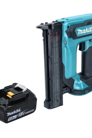 Achat Immédiat Makita DFN 350 T1 Cloueur sans fil 15 - 35mm 18V + 1x Batterie 5,0 Ah - sans chargeur
