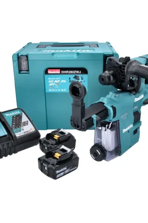 Makita DHR 280 ZJ Perforateur burineur sans fil SDS-PLUS, 36V (2x18V), sans balai, Solo + Makpac - sans batterie, sans chargeur Livraison Express