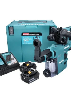 Nouveauté Makita DHR 280 ZJ Perforateur burineur sans fil SDS-PLUS, 36V (2x18V), sans balai, Solo + Makpac - sans batterie, sans chargeur