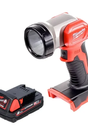 Milwaukee M18 TLED Lampe torche à LED + 1x batterie 2,0 Ah - sans chargeur Expédition Rapide