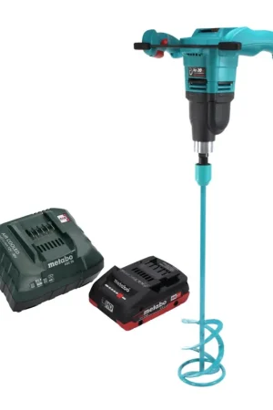 Batteur à main à batterie Collomix Xo 20 NC 18 V 40 l + agitateur WK 140 HF 140 mm + 1x batterie 4,0 Ah + chargeur Prix Bas