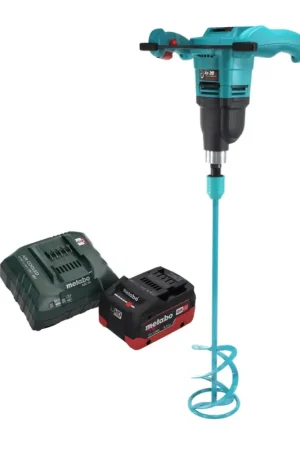 Prix Choc Batteur à main à batterie Collomix Xo 20 NC 18 V 40 l + agitateur WK 140 HF 140 mm + 1x batterie 5,5 Ah + chargeur