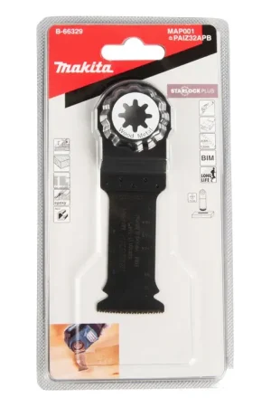 Makita MAP001 Lame de scie plongeante 32x60mm - Starlock Plus - 4 pièces. (4x B-66329) Commander Vite