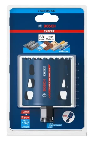 Bon Plan Bosch Expert Tough Material Scie cloche 68 x 60 mm (2608900433) Technologie carbure pour perceuses rotatives et à percussion