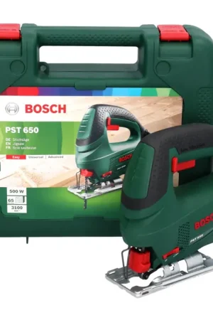 Scie sauteuse Bosch PST 650 500 watts, emmanchement SDS ( 06033A0700 ) + coffret Nouvelle Collection