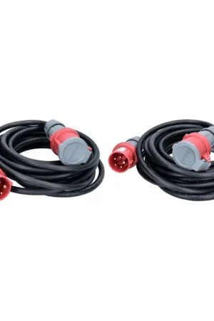 Brennenstuhl 2x rallonge CEE 400 V / 16 A 10 m IP44 noir (2x 1167740) pour courant fort / courant triphasé / courant de puissance Acheter Direct
