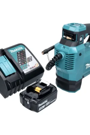 Makita DMP 181 RF1 Gonfleur sans fil 11,1 bar 18 V + 1x Batterie 3,0Ah + Chargeur Meilleur Prix